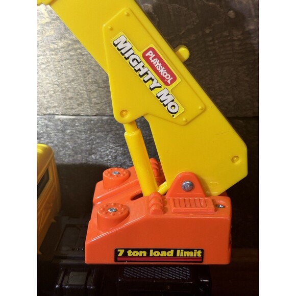 1988 Playskool Mighty Mo Big Crane Toy Rare - Picture 3 of 11